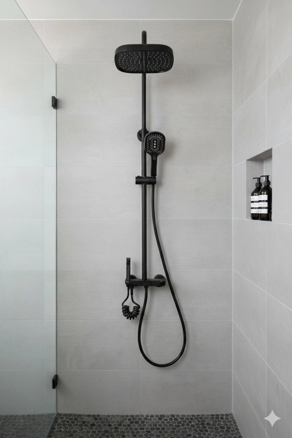 PIANO TEPE DUŞ SETİ ANTRASIT