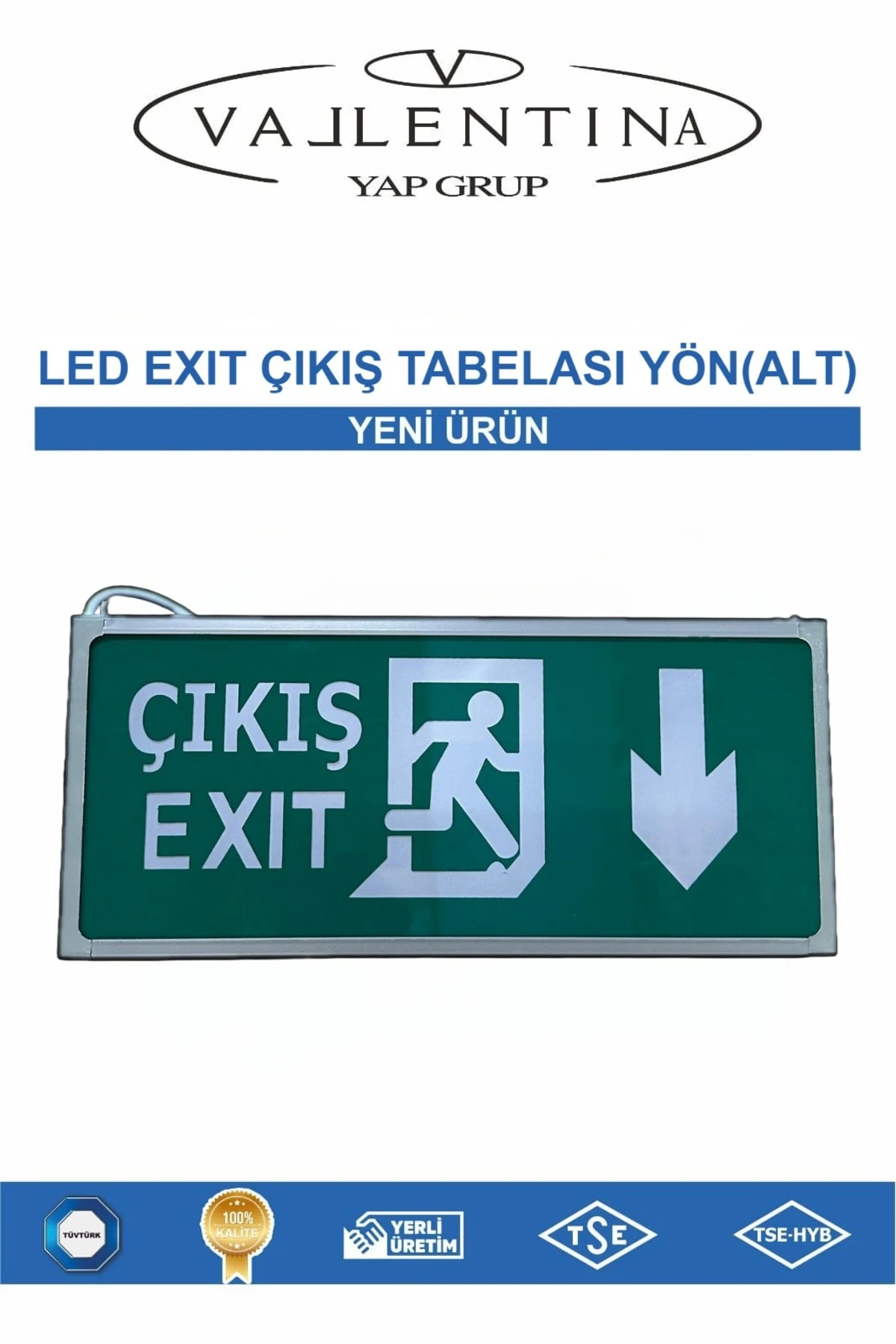 LED EXIT ÇIKIŞ TABELASI(ALT)