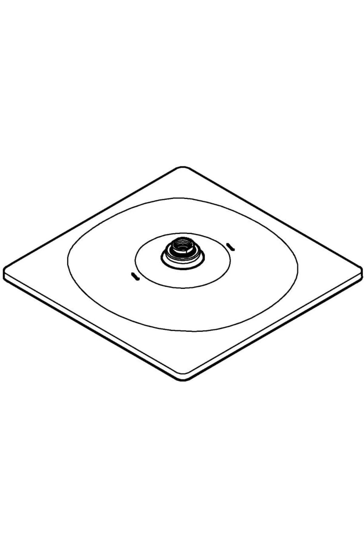 Tepe Duşu 31x31 cm Rainshower Krom - 26567000