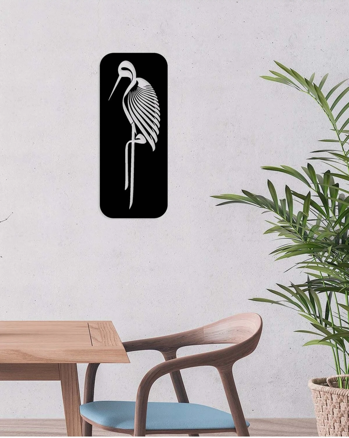 -Elif Mim Vav Harfi Islami Metal Tablo - Islami Ev Dekorasyonu - Dini Duvar Tabloları - 60 X 25 - Cm - Sıyah-Islm-131