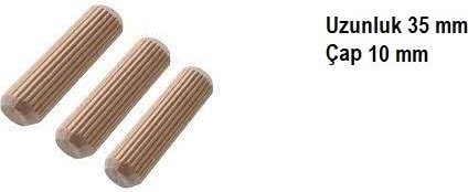 Ahşap Kesik Kavela 10X35MM 100 Adet 3,5cm Kavele