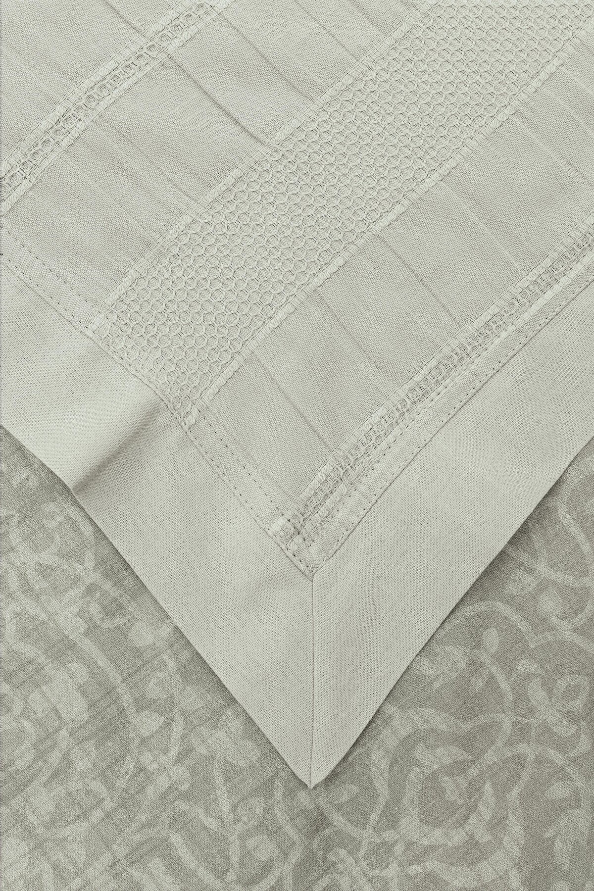 River Rhine %100 Pamuklu Fitted Çarşaflı Tek Kişilik Pike Takımı 170x230 Cm