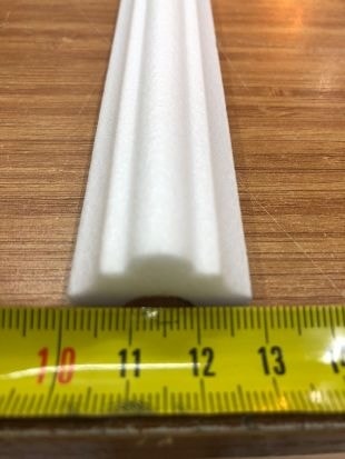 1 Mt. (1 Adet) Dekoratif Strafor Köpük Çıta (3 cm Genişlik)
