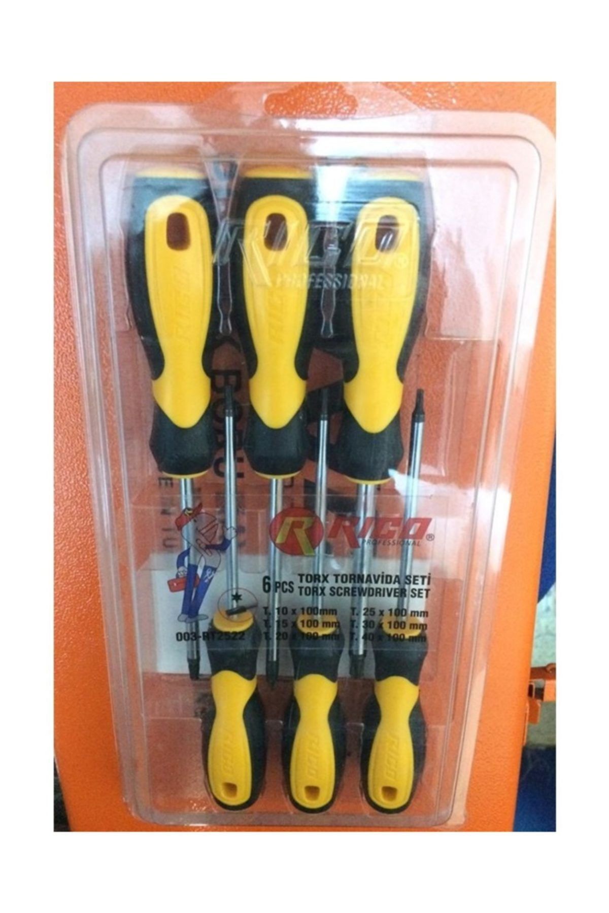 RİCO 6 Parça Torx Tornavida Takımı