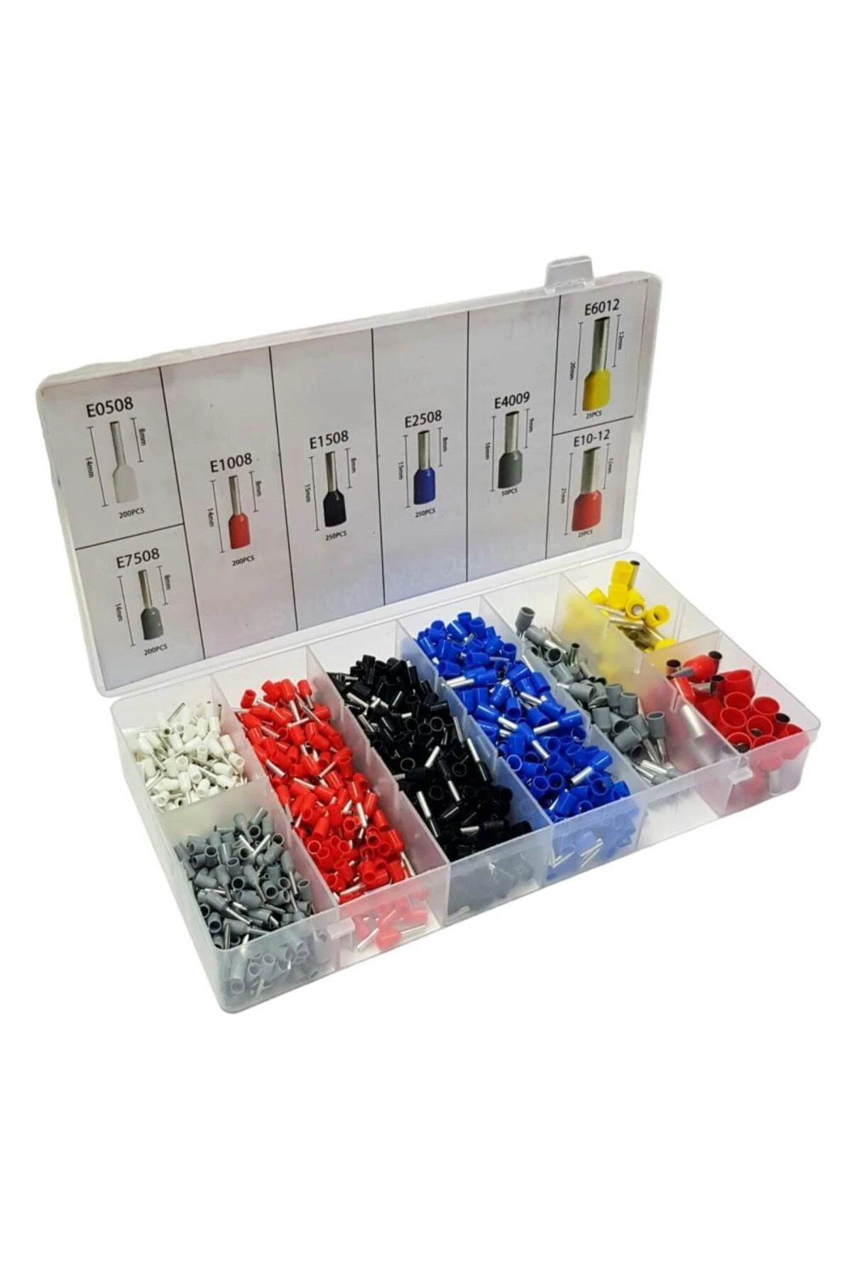 Hsc8 6-4a Terminal Sıkma Pensesi 1200parça Kablo Pabucu