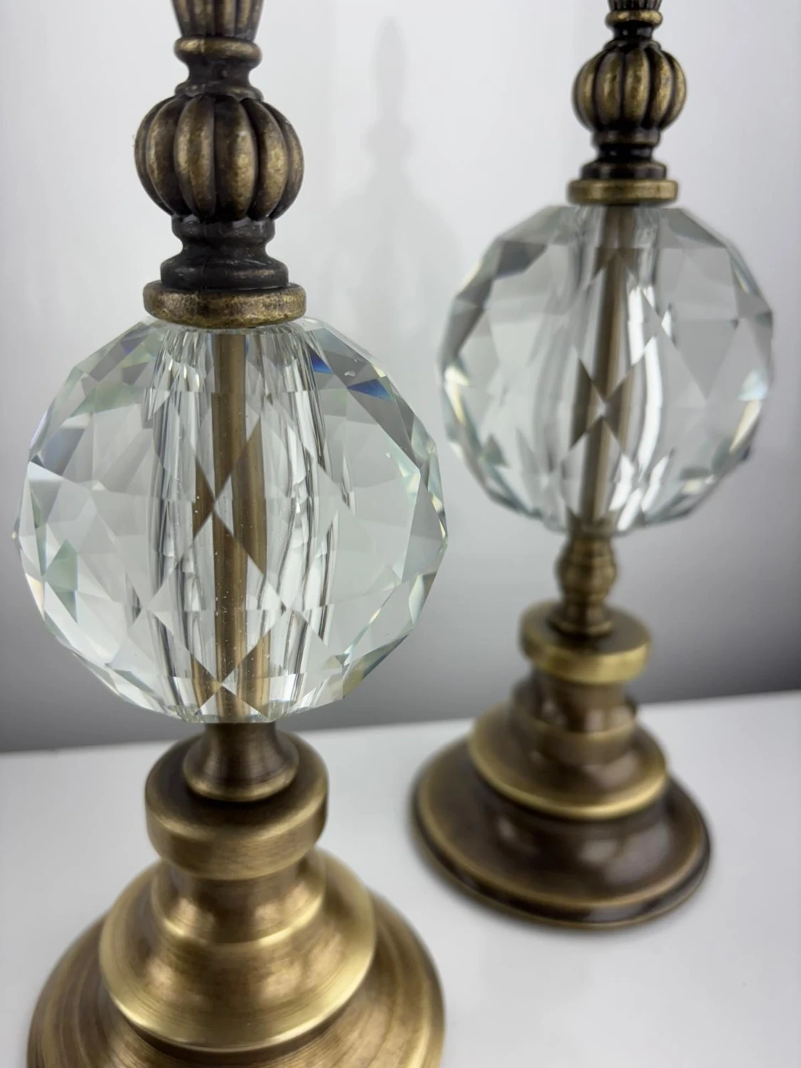 Kristal 3lü Metal Dekoratif Obje Biblo Süs Eşya Salon Aksesuar Tv Sehpa Masa Konsol Ofis Salon Dekor