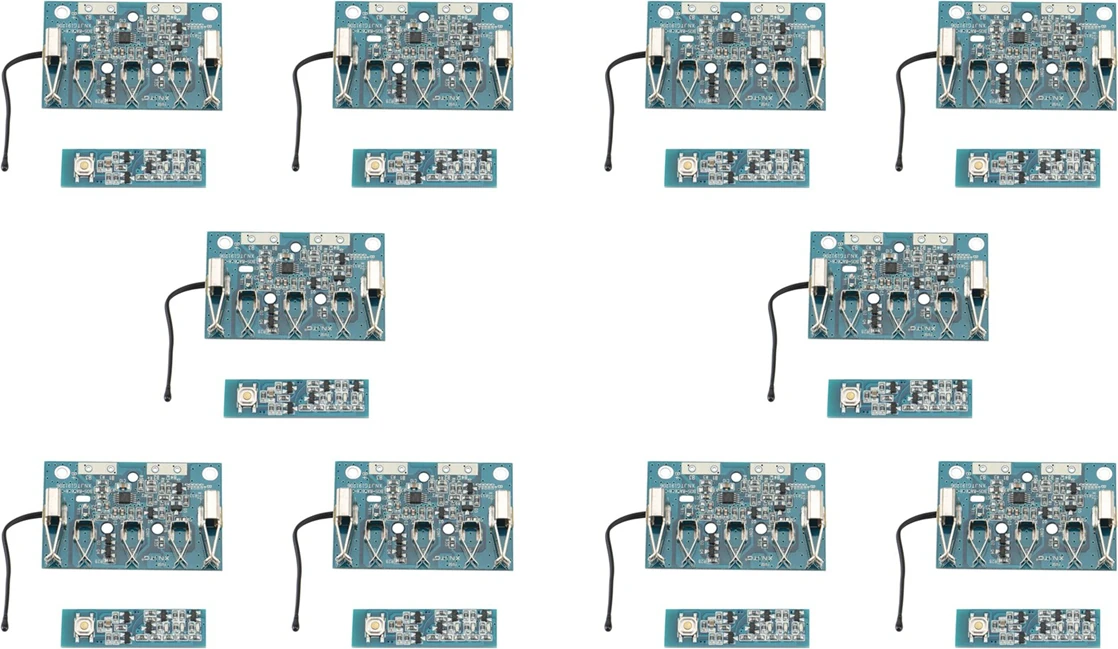 Bosch 18V Li-Ion Gerilim Algılama Koruması Için 10X Pcb Devre Kartı (Yurt Dışından)