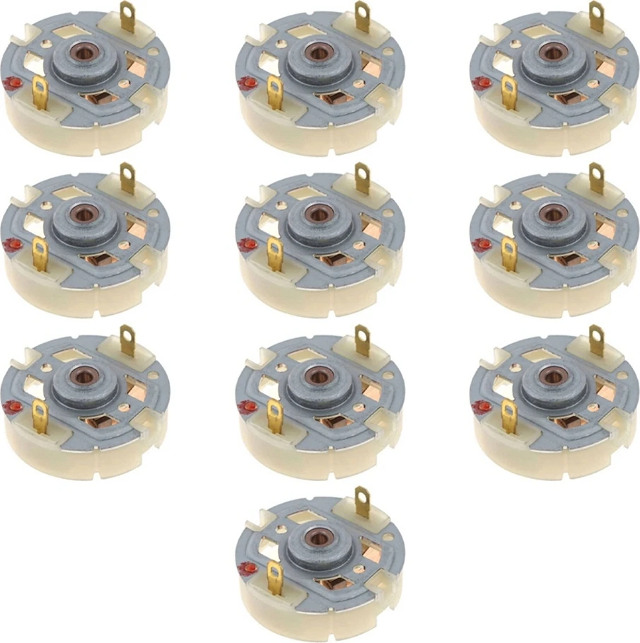 Bakır Fırça RS550 Motor Şarj Matkap Parçaları Karbon Fırça Tutucu Fırça Tutucu Elektrikli Tornavida Aksesuarları 10 Adet (Yurt Dışından)