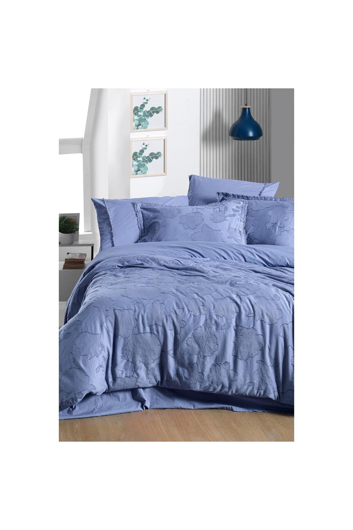 Mood Comfort Prado Mavi Nevresim Takımı Tek Kişilik