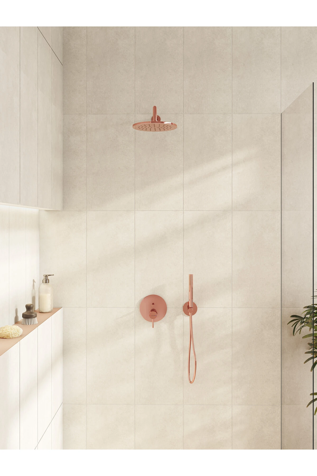 Origin A4262026 Ankastre Banyo Bataryası, Sıva Üstü, Bakır