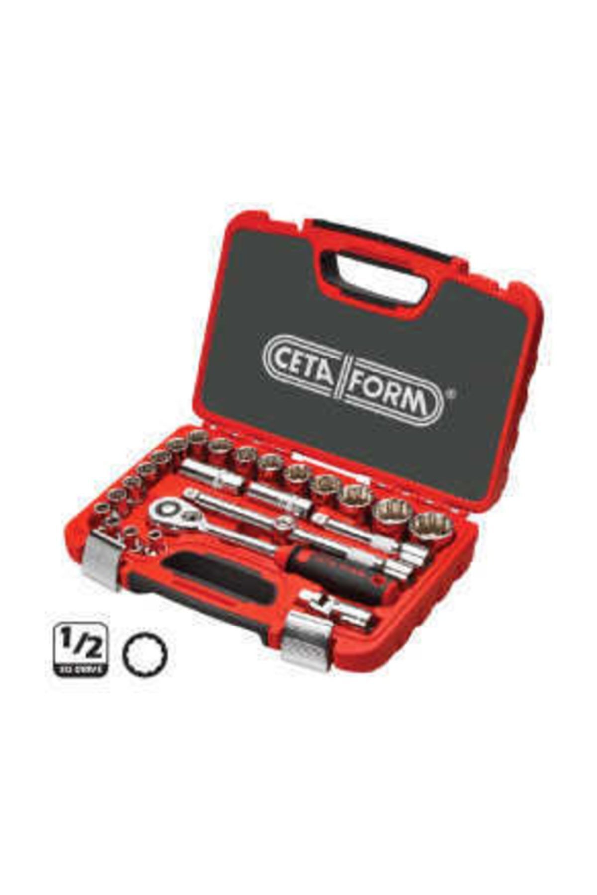 C20-25pb2 12 Köşe 1/2'' Yıldız Lokma Takımı 25 Parça
