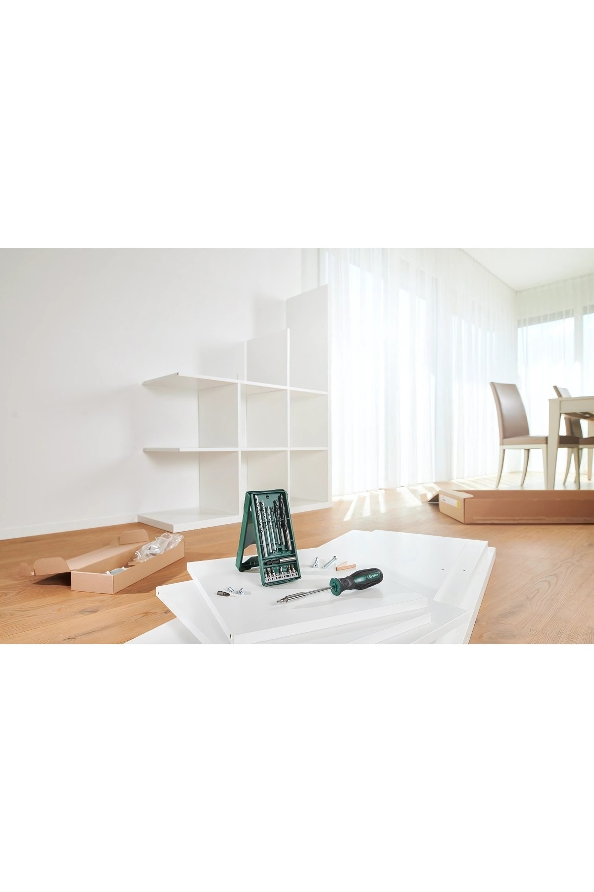 BOSCH Orijinal X-line 15 1 Vidalama & Matkap Ucu Seti & Tornavida Seti Al Marka Yapıştırıcı