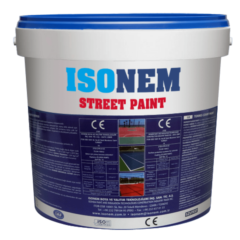 İSONEM STREET PAINT ASFALT VE BETON ZEMİN BOYASI