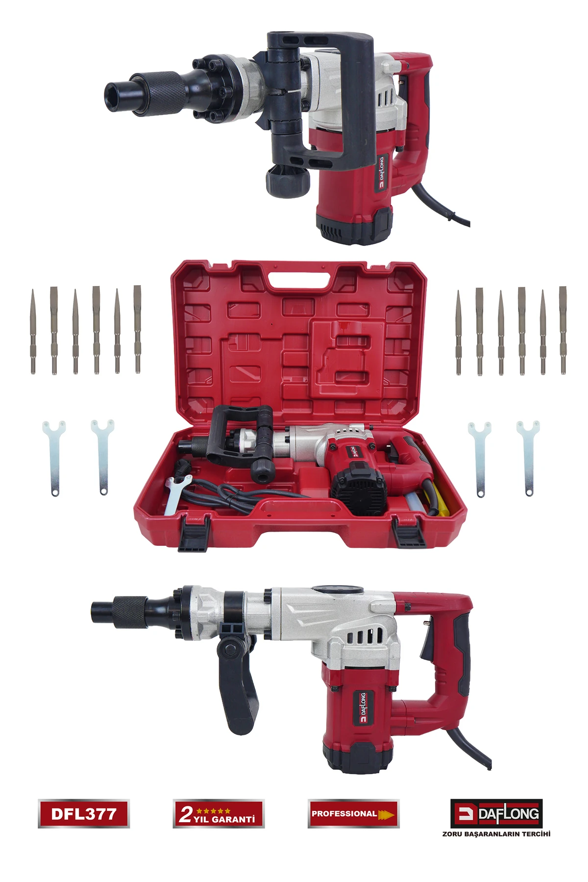 PROFESYONEL 5.5 KG BAKIR SARGILI TUTMA KOLLU KIRICI HİLTİ DFL-377