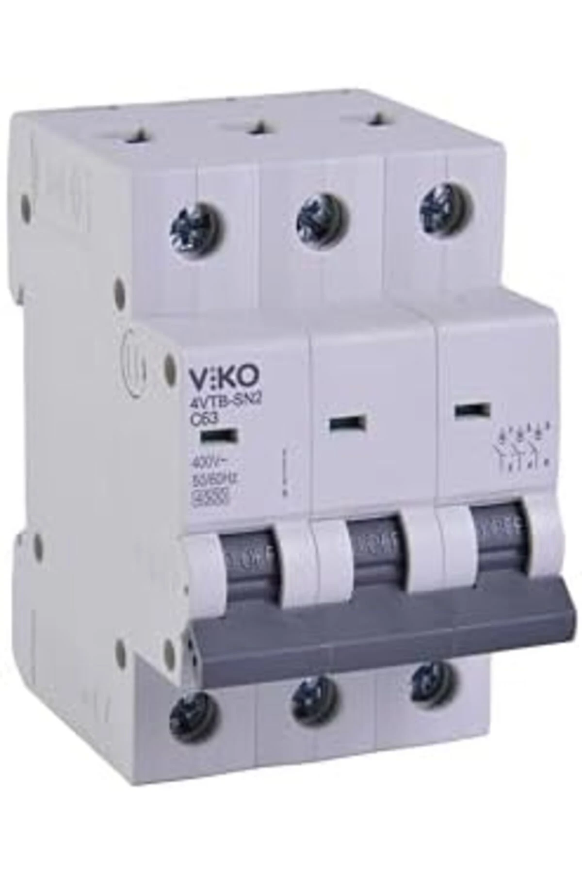 4VTB-3C63 Otomatik Sigorta 4,5kA C Tipi 3 Kutup 63A 1157054