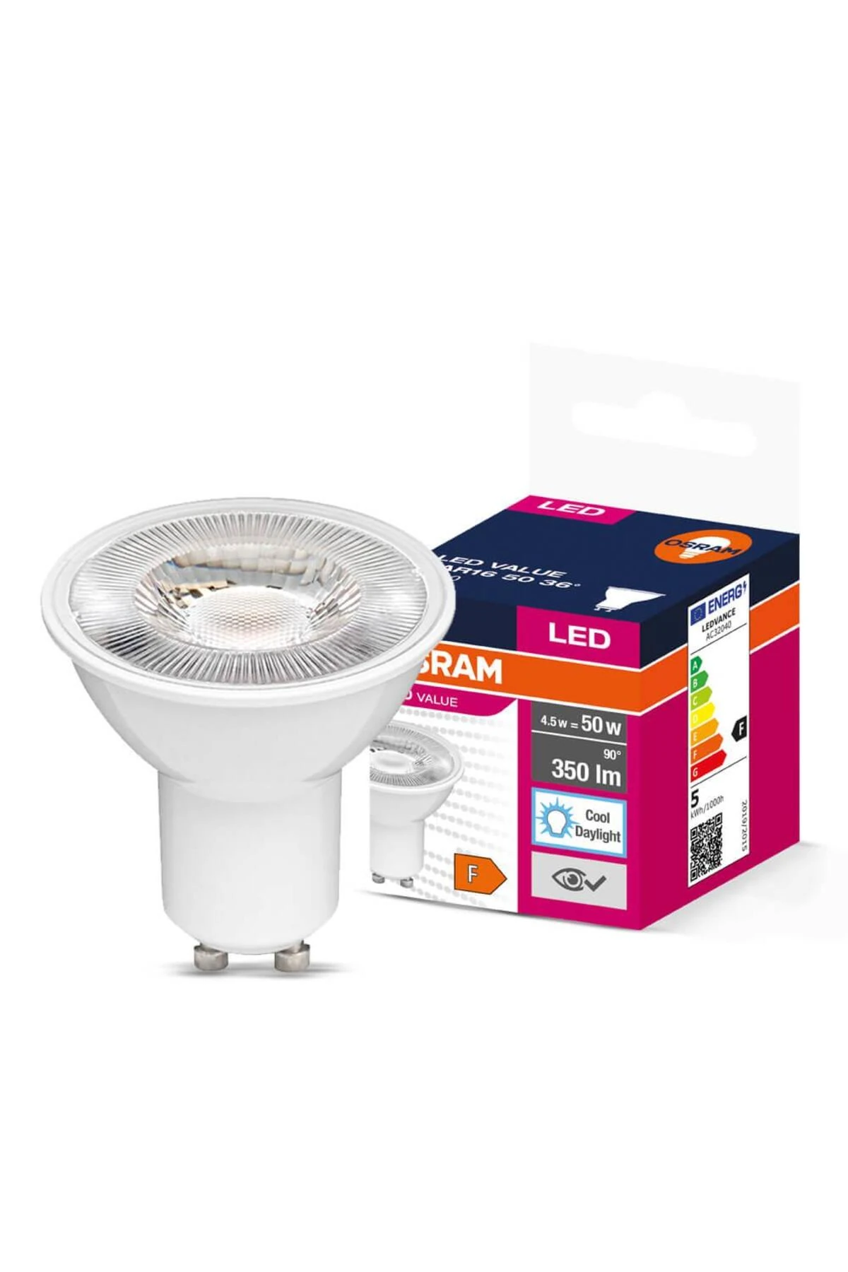 Led Value Par16 4.5w Gu10 6500k Soğuk Beyaz Ampul 10 Adet