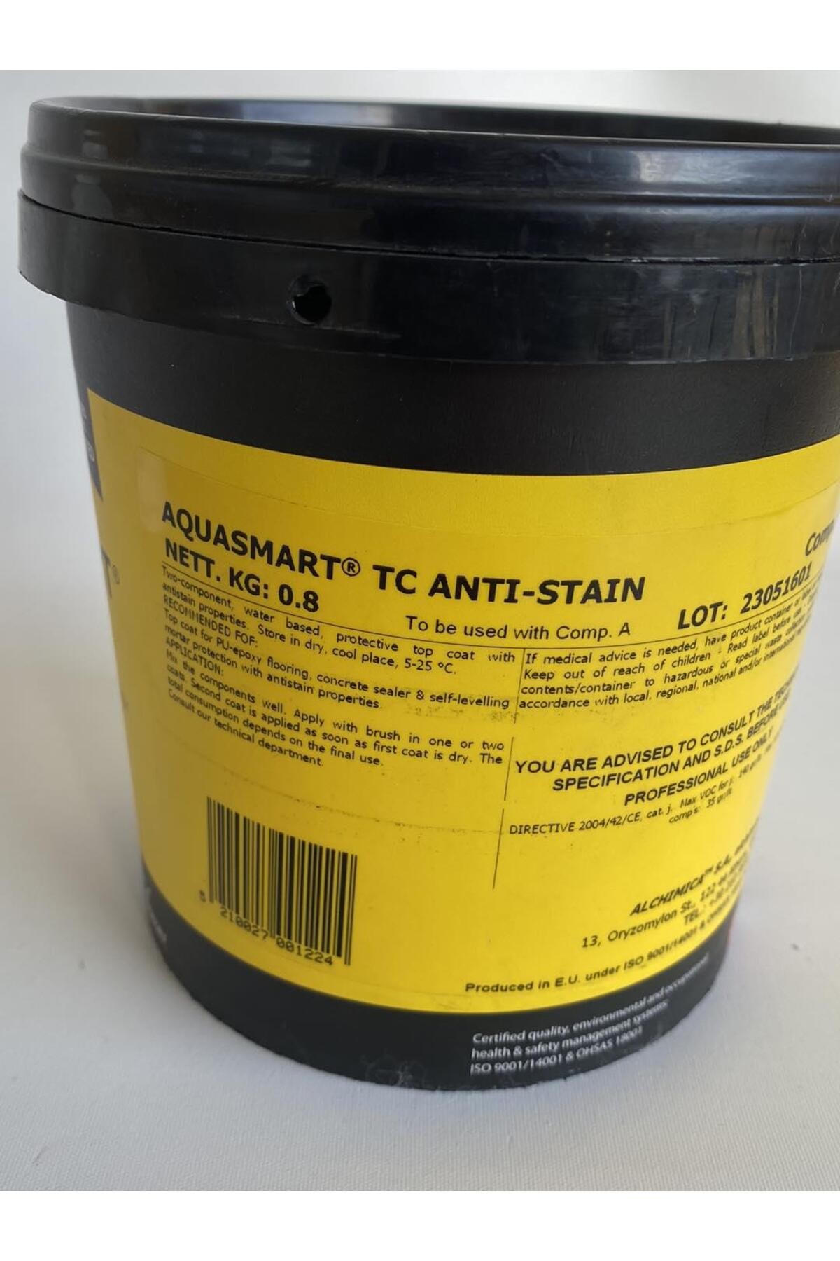Aquasmart Tc Anti-Stain Zemin Koruma Son Kat - Alifatik Poliüretan Reçine