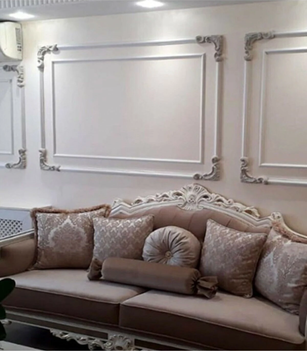 Decozzza Boyanabilir Çıta Köşe Motifi 2,5 cm Çıta Uyumlu