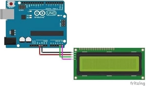 Arduino 2X16 LCD Ekran (I2C Modüllü)