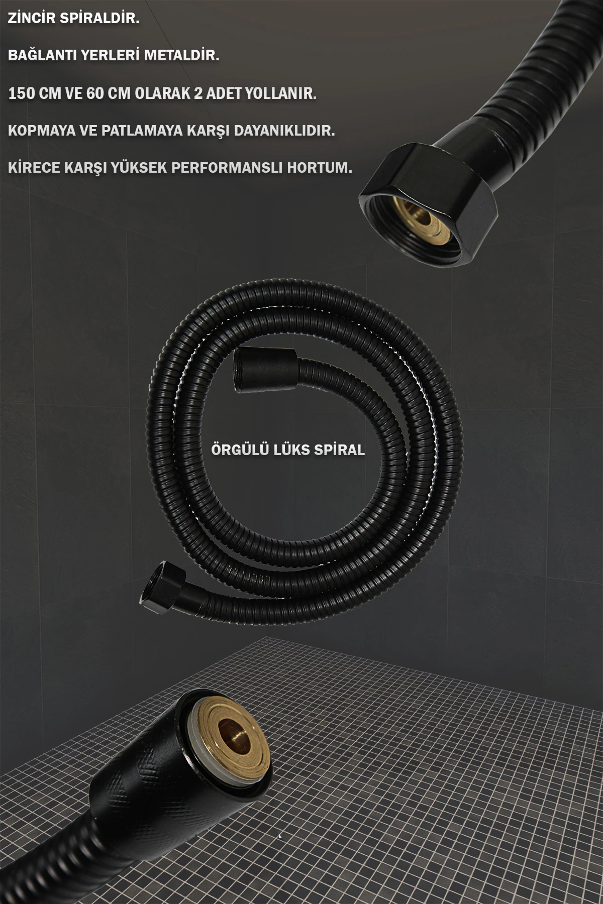 Lavabo Banyo Bataryası Robot Duş Takımı Musluk Armatür Siyah Renk Çeşitleri