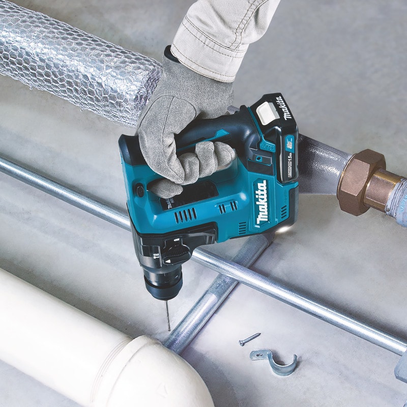 MAKİTA HR140DWAE2 Akülü Delici Matkap SDS Plus 12 Volt-2,0 Ah (65 parça uç setli)