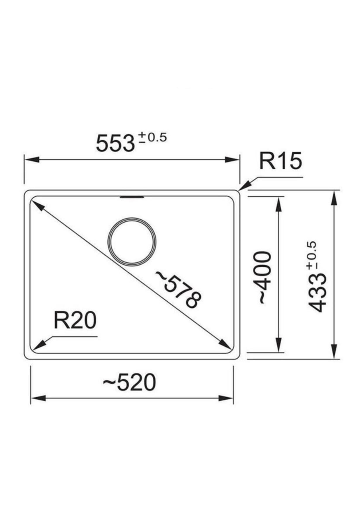Maris Mrg 210/110-52 Stone Grey Granit Eviye Actıve Plus Doccia 2.0 Armatür Sıvı Sabunluk Üçl