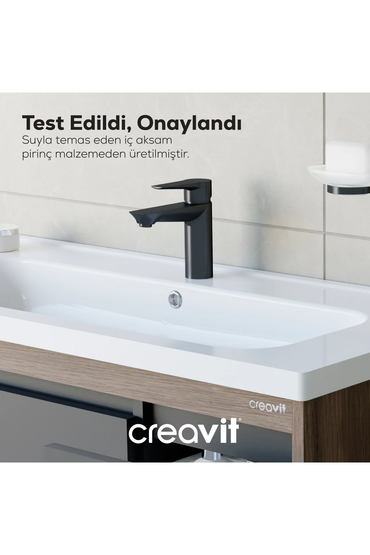 Sharp Lavabo Armatürü Mat Siyah