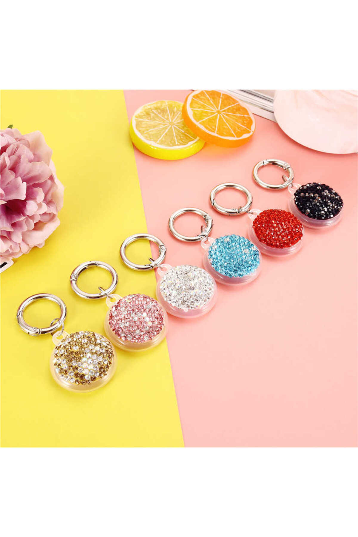 ATA Airtag 03 Uyumlu Silikon Anahtarlık-Siyah