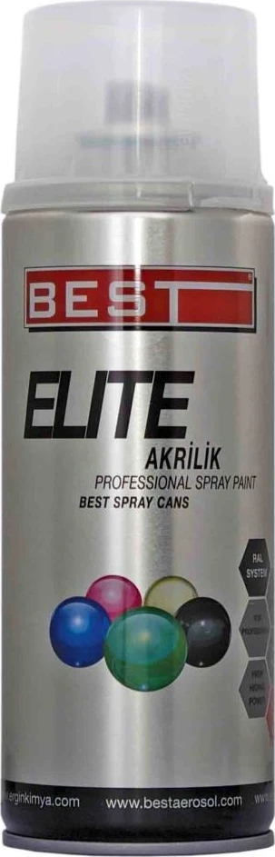 Elite 8016 Çelik Kapı Kahve Sprey Boya 400 ml Tekli