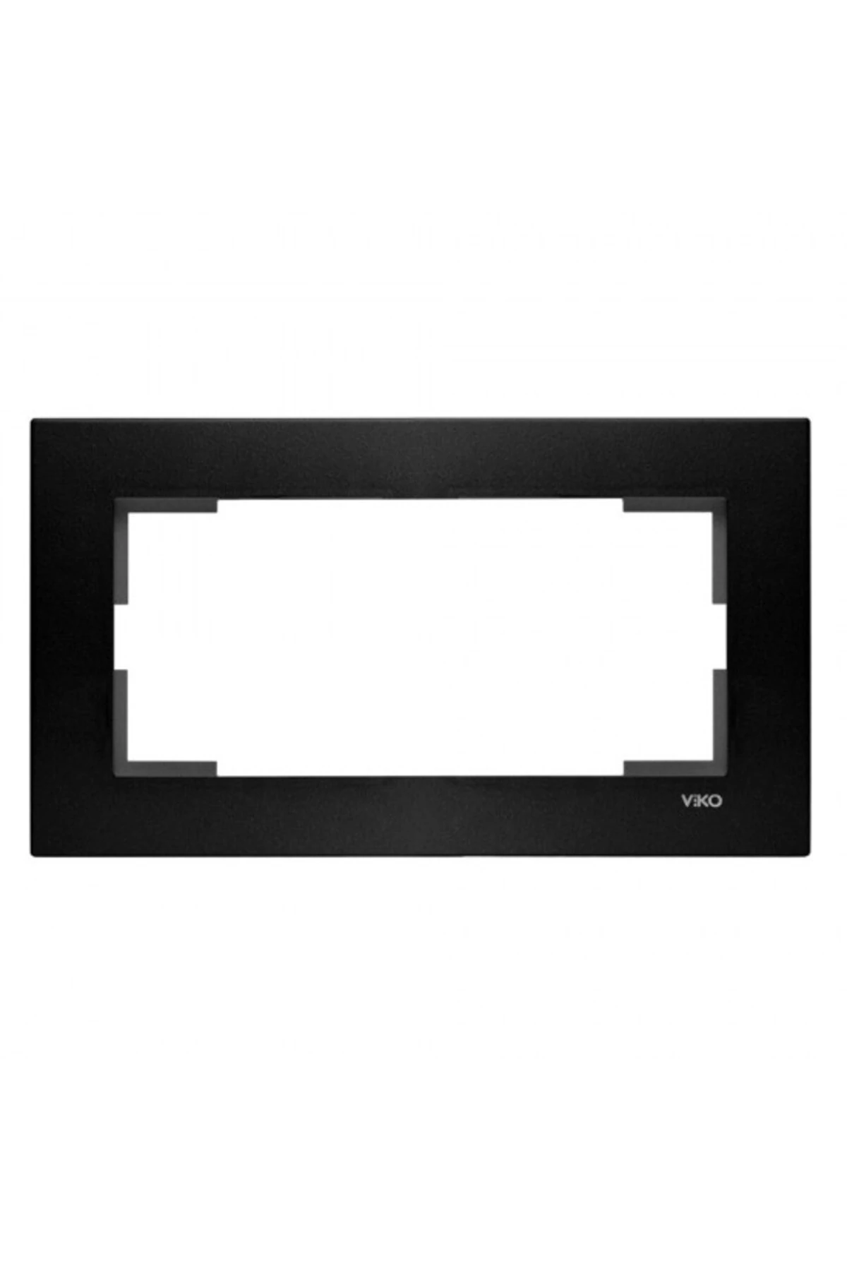 NOVELLA İKİLİ TOP. PRİZ ÇERÇEVE SİYAH