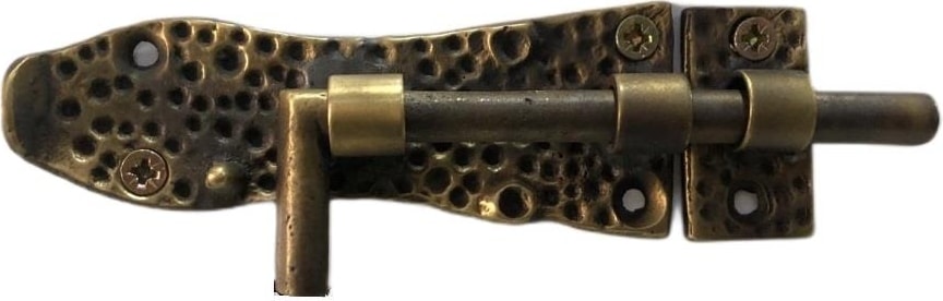 Antik Bronz Sürgü 10 cm D-101 Antik Sarı