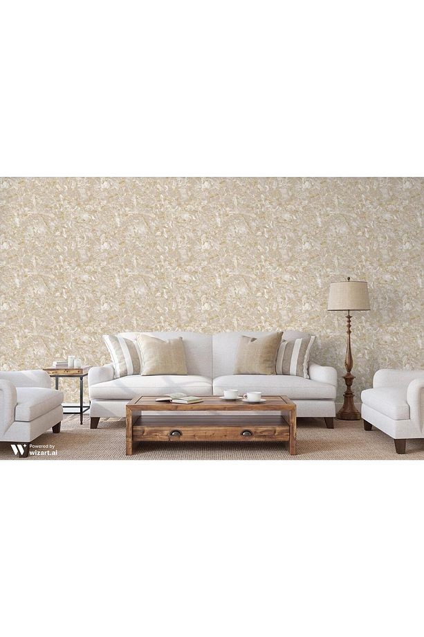 ROKA 23103-2 KREM RENKLİ GOLD DAMARLI DUVAR KAĞIDI 16,5 m2