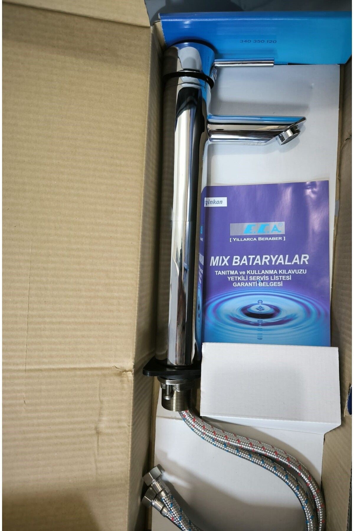 E.C.A. Çanak Yüksek Tip Lavabo Bataryası