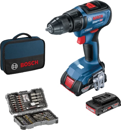 Gsr 18V-50 Profesyonel Akülü Vidalama + 43 Parça Set