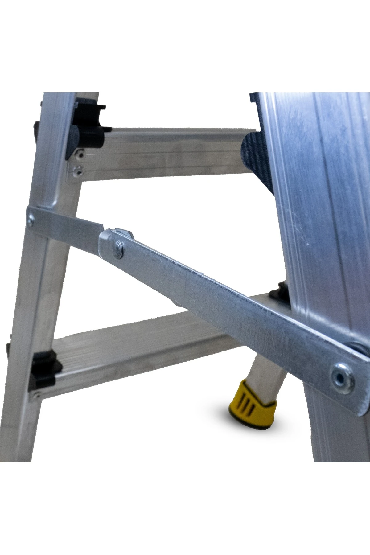 5+5 Gold Çift Çıkışlı Alüminyum Merdiven