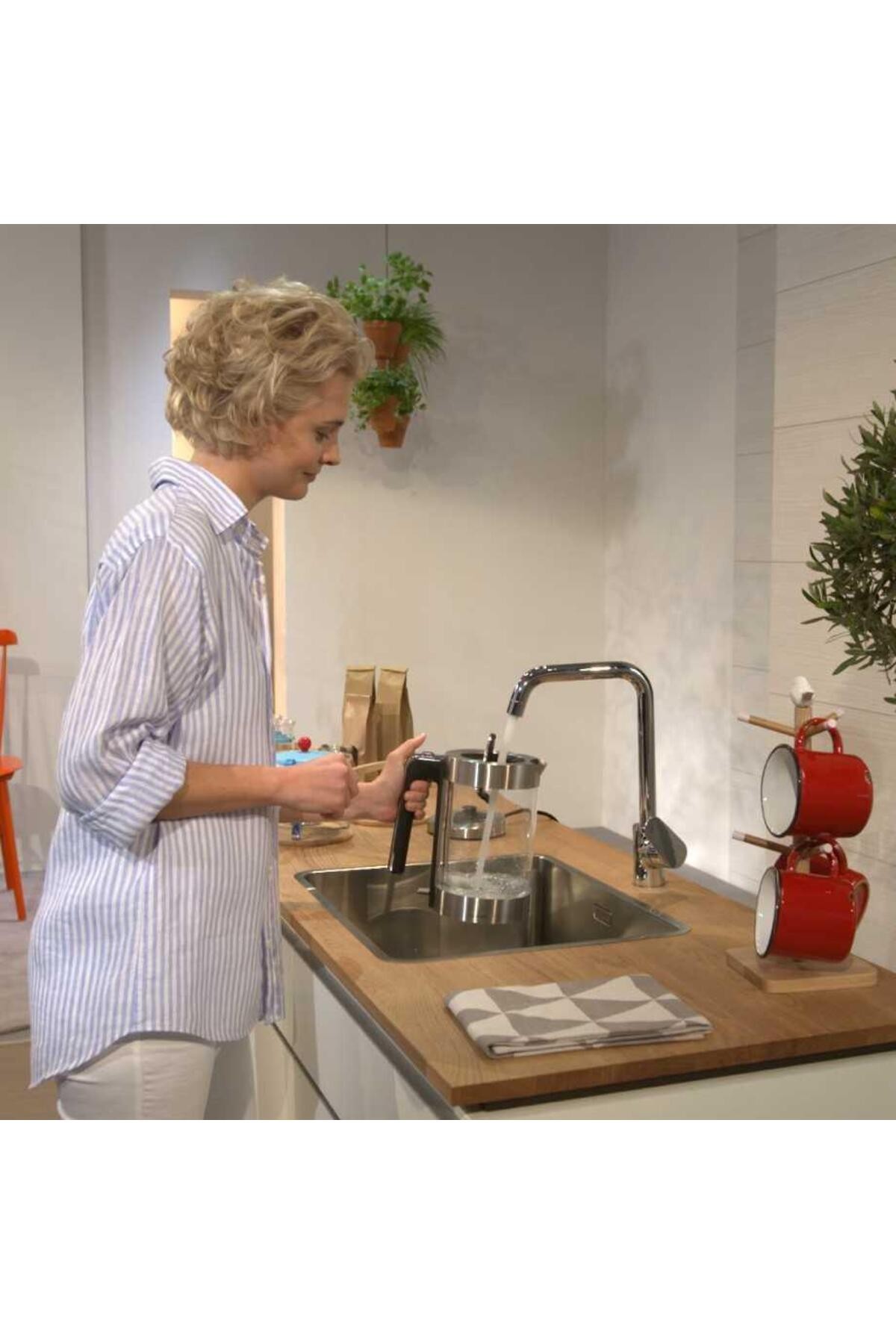 Focus Tek Kollu Evye Bataryası Krom 31820000