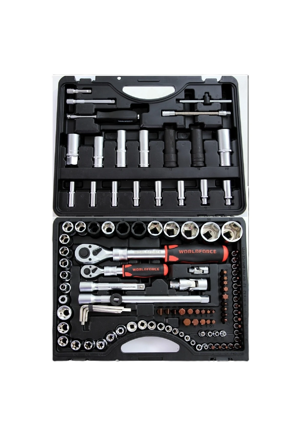 S-ULTRA 11501 114 Parça Profesyonel Lokma Takımı 1/4" 1/2"