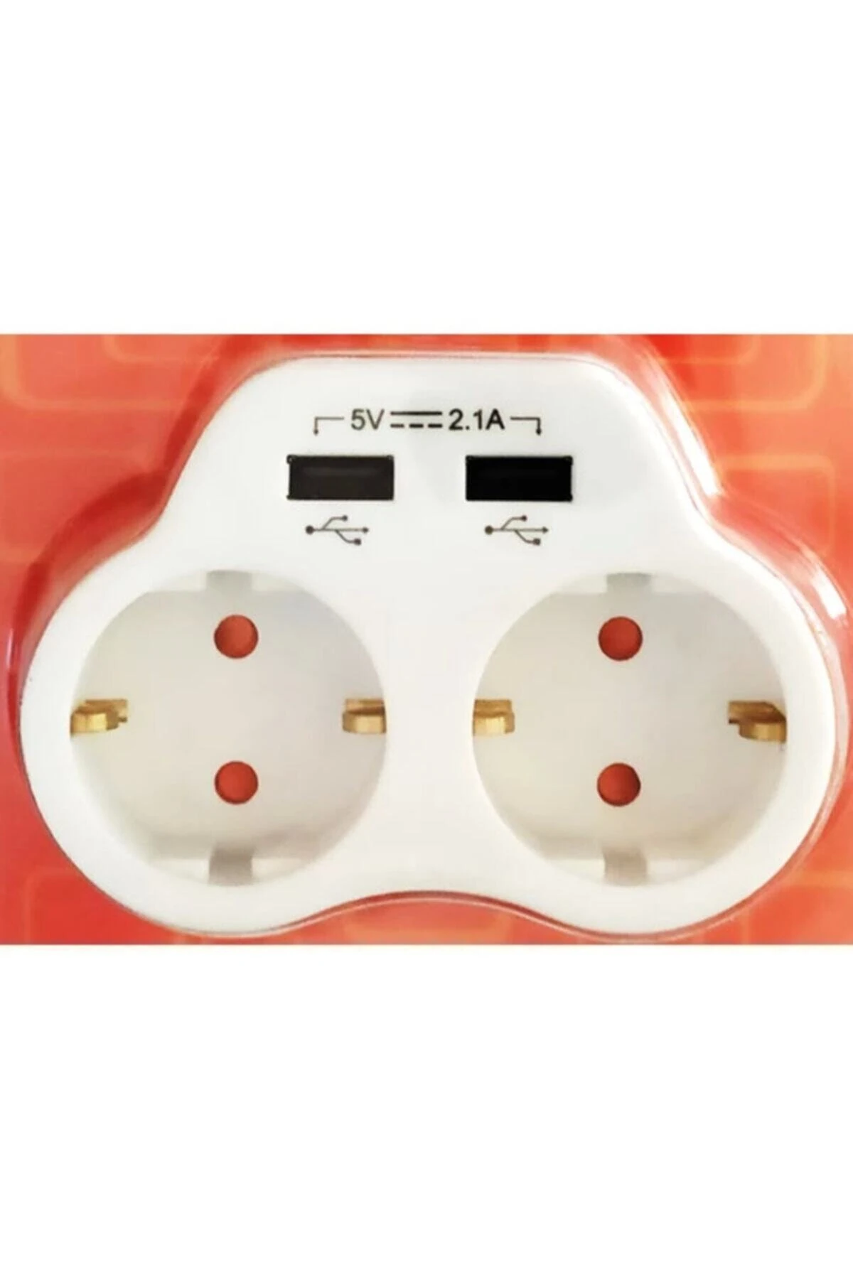 Ikili Topraklı Priz Usb Çıkışlı Fiş-priz (2 Amper) Golyat-sarj 90301815