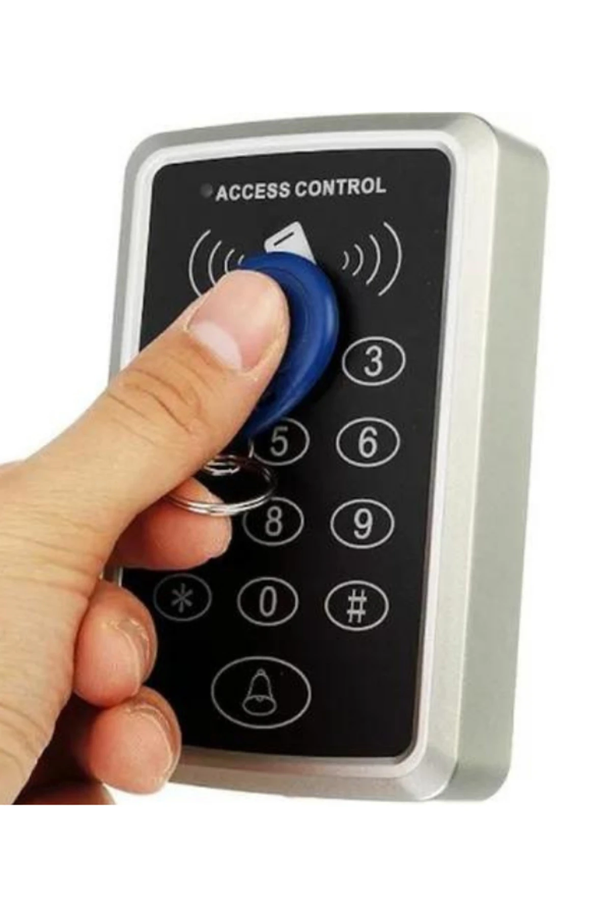 Rfıd Şifreli Kapı Kilidi - Koruyucu Kapak(siperlik)- 10 adet Manyetik Anahtar Set