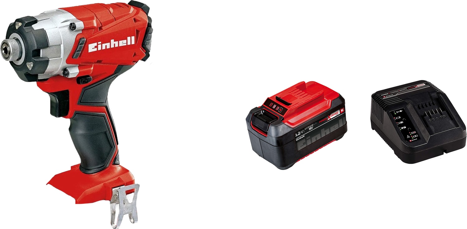 EİNHELL Te-Cı 18/1 Akülü Darbeli Vidalama + 18V 5,2 Plus Akü