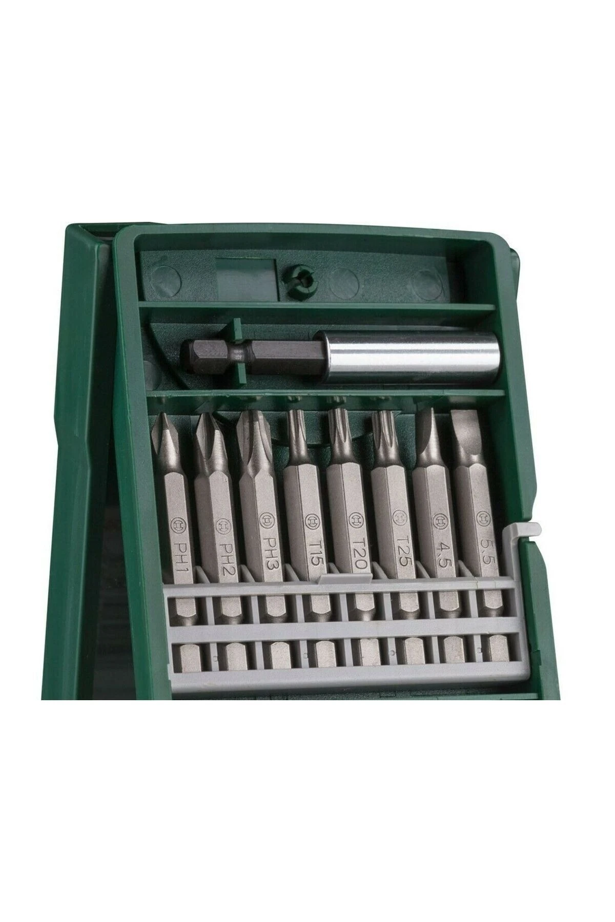 Tek Akülü Şarjlı Matkap Darbeli Matkap Akülü Vidalama 18V +  25 Parça Matkap Vidalama Ucu