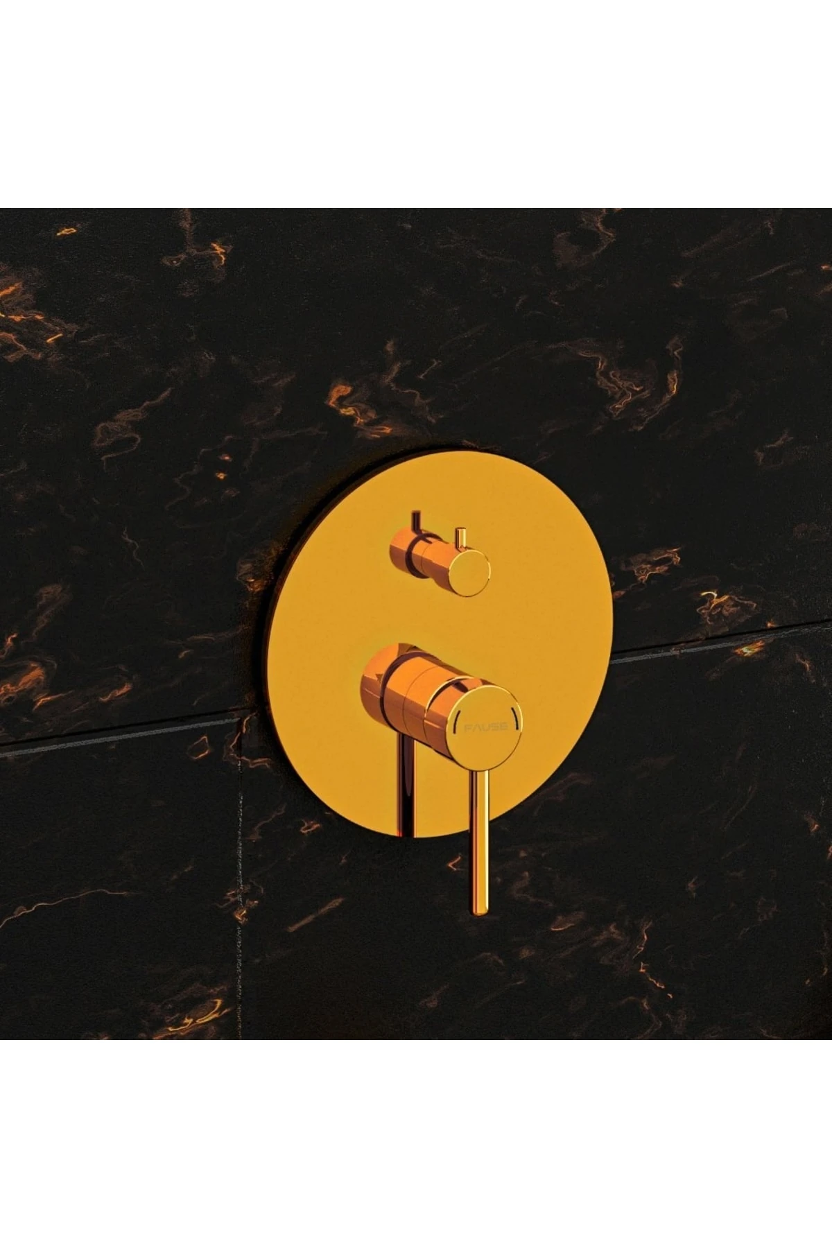 Ankastre Banyo Bataryası Adonis 3 Yönlü Altın Kab101-3g