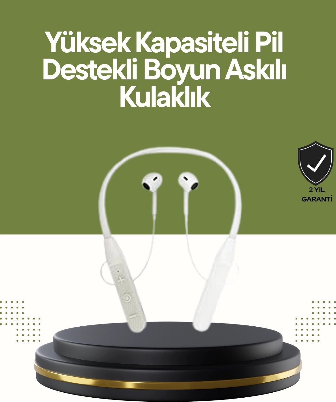 Spor ve Günlük Kullanım Için 100 Saatlik Kablosuz Kulaklık