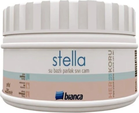 Stella Su Bazlı Sıvı Cam Şeffaf PARLAK250 ml