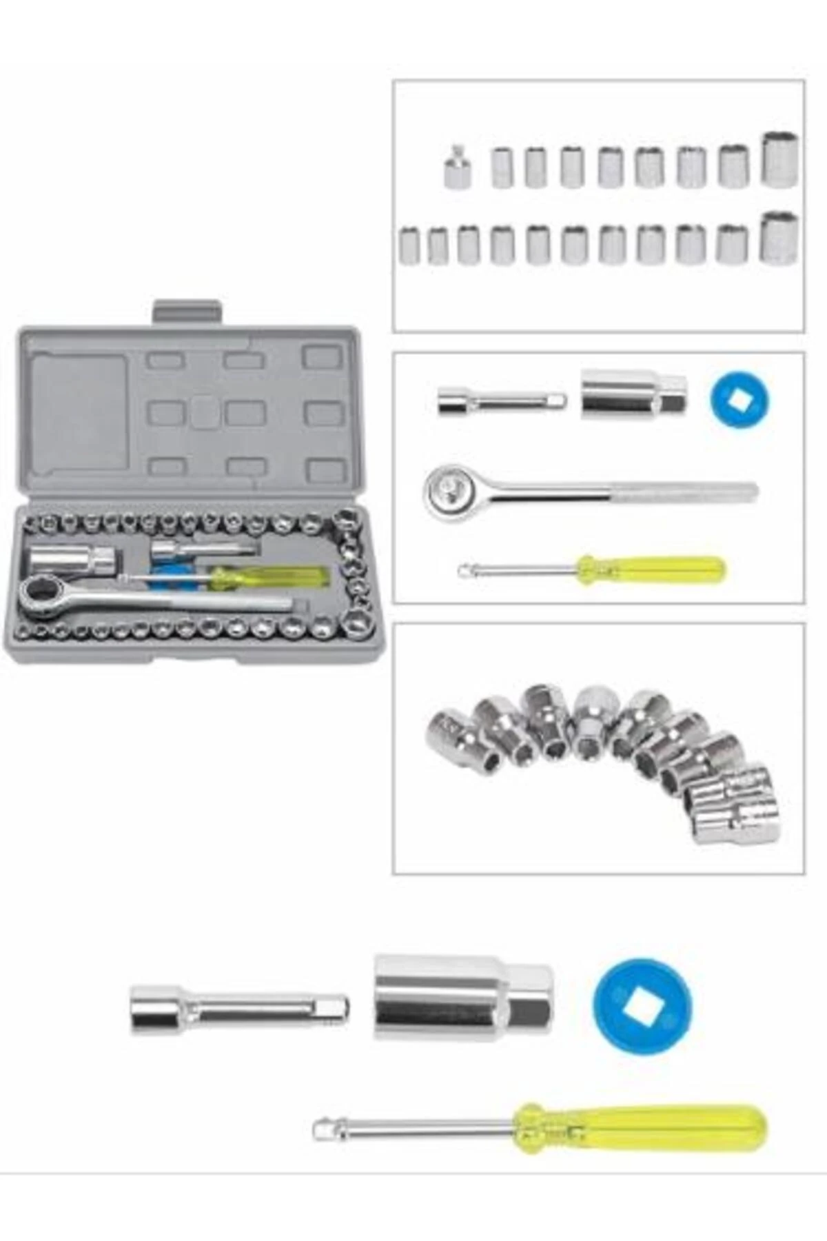 Aiwa 40 Parça Cırcırlı Lokma Seti Özel Çantalı Model