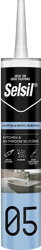 05 Şeffaf Mutfak ve Banyo Silikon 280 ml (K0)