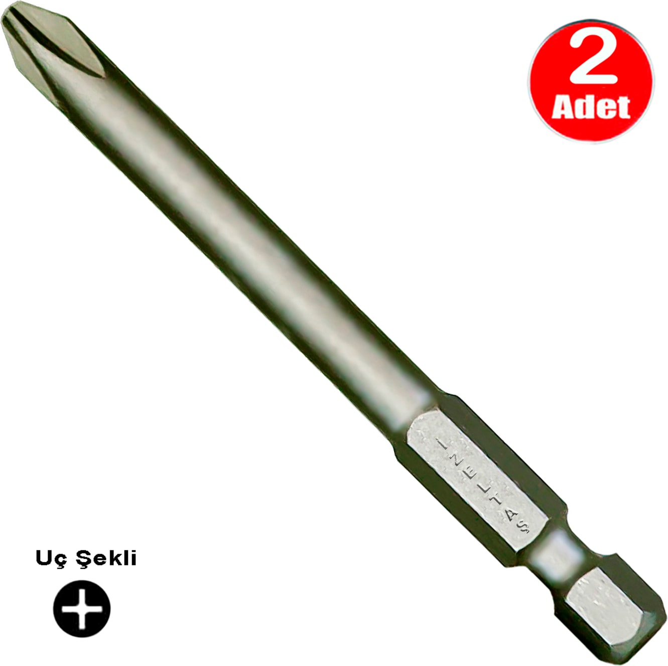 İZELTAŞ Izeltaş Bits Uç Yıldız Matkap Vidalama Ucu Ph2 x 100 mm - 2 Adet