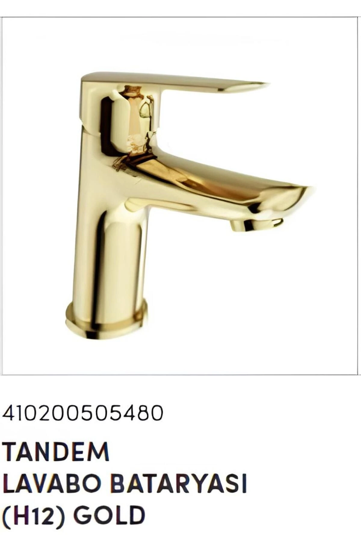 TANDEM LAVABO BATARYASI ALTIN(GOLD)
