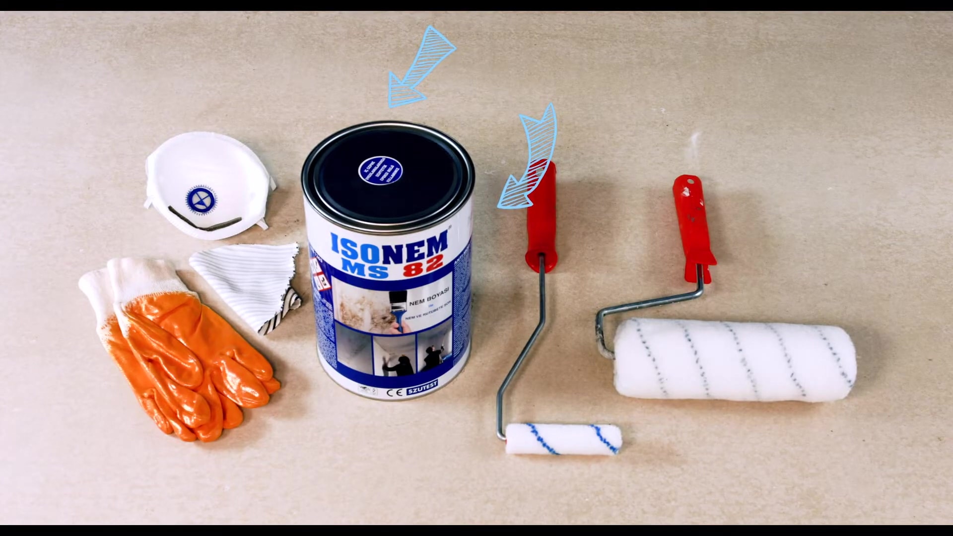 MS82 Rutubet ve Nem Boyası 5 Kg