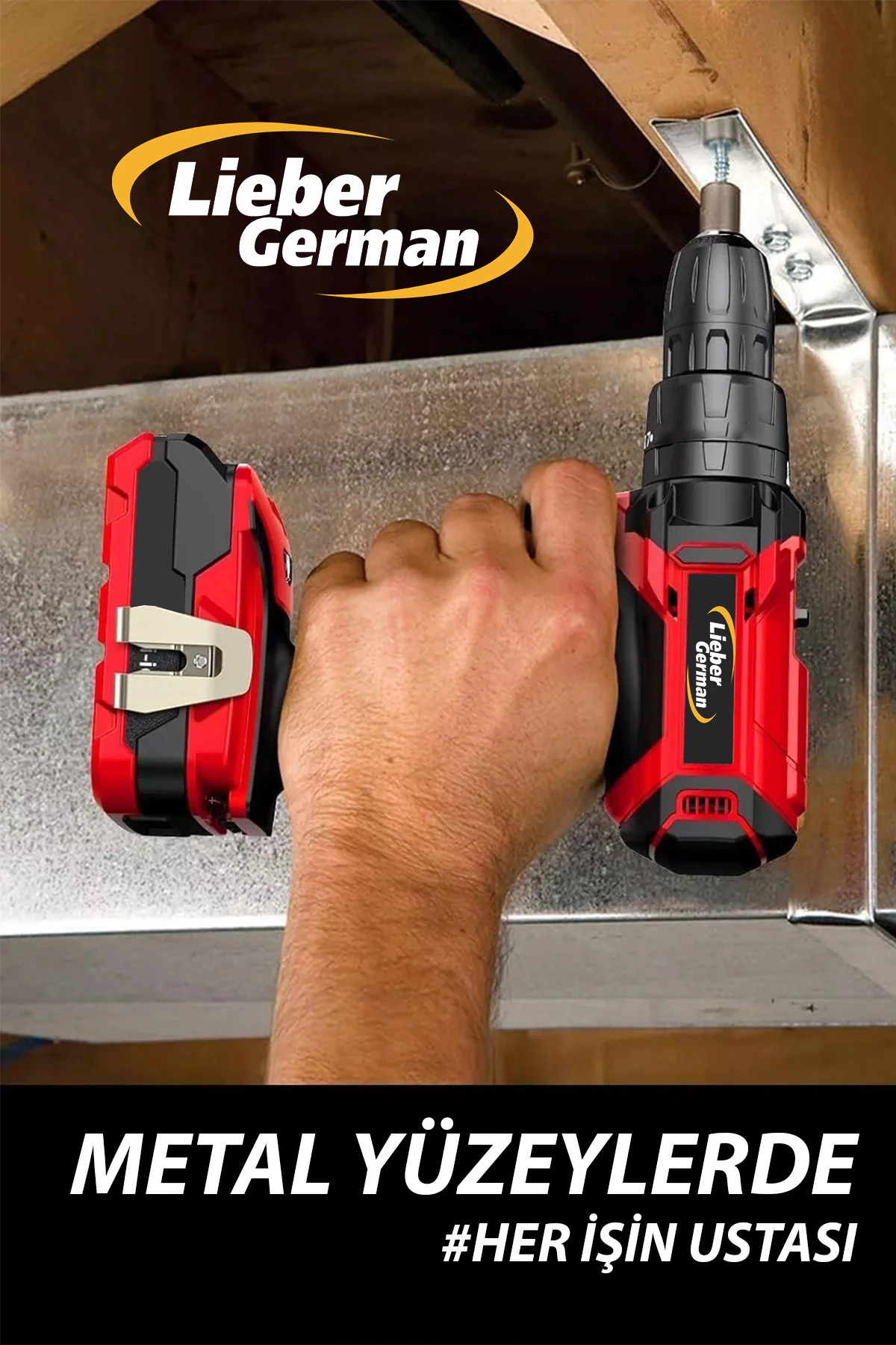 Teknoloji V-TEC 1200 Darbeli Li-On 2 Akülü Setli Sarjlı Vidalama Matkap